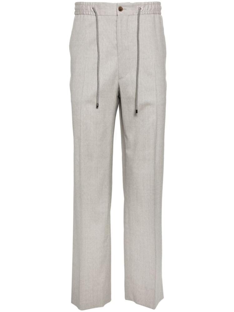 Corneliani drawstring tapered-leg trousers - Grey Cover