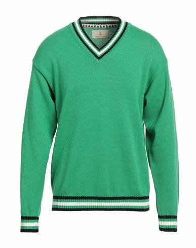 Bellwood Man Sweater Green Cotton Cover