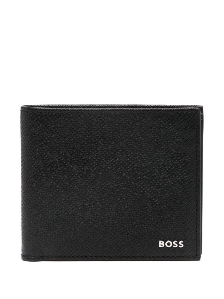 HUGO bi-fold leather wallet - Black Cover