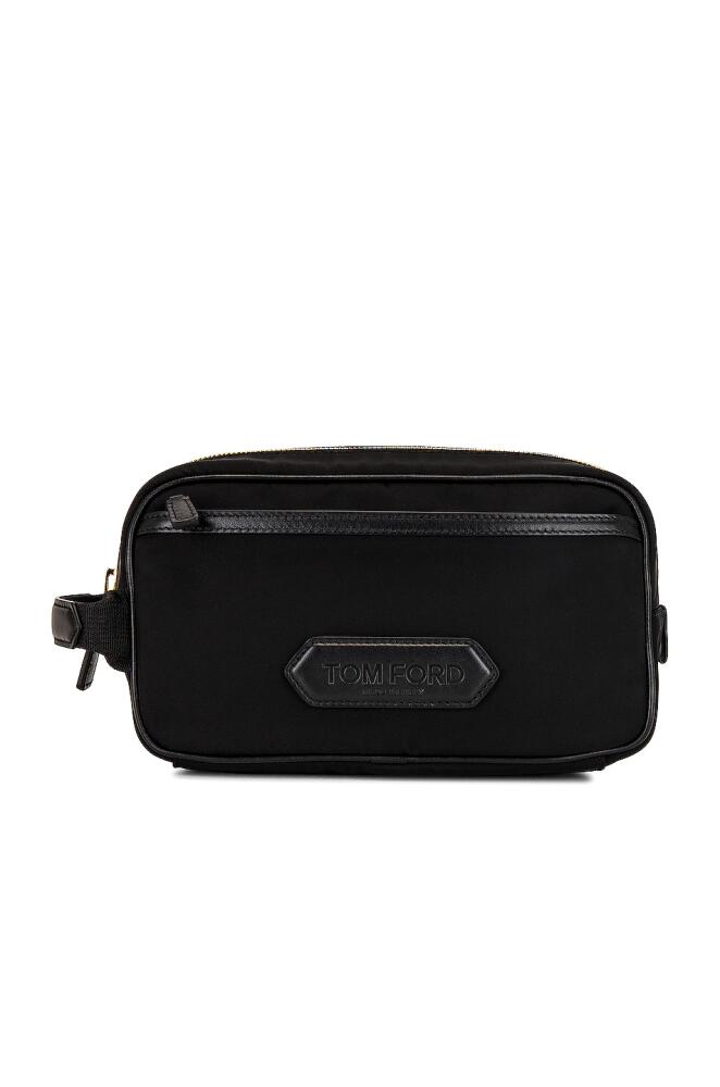 TOM FORD Nylon Small Toiletry Bag in Black Cover