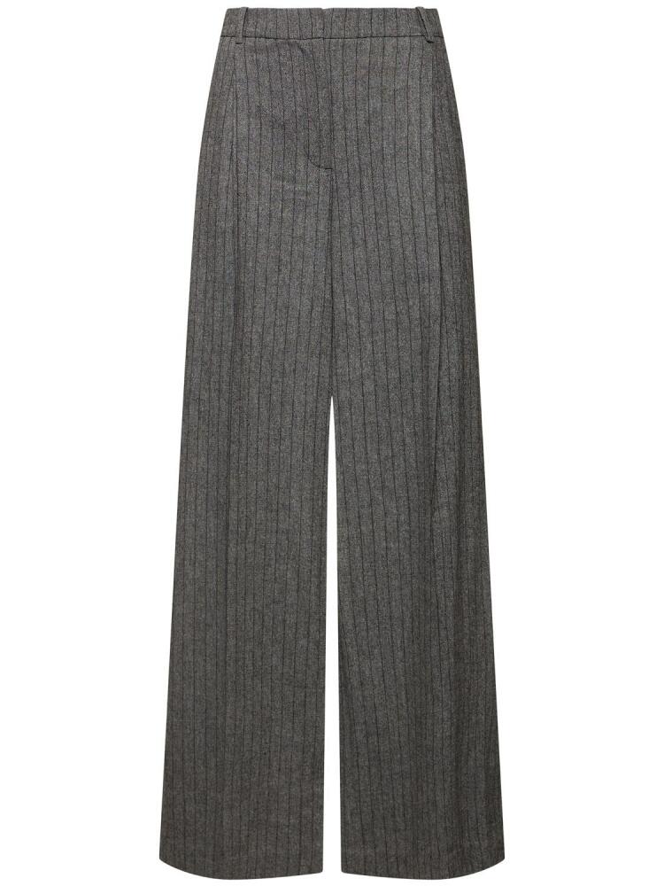 THE GARMENT Tilda Tailored Wool Blend Wide Pants Cover