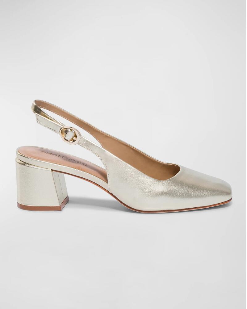 Bernardo Alexia Metallic Slingback Pumps Cover