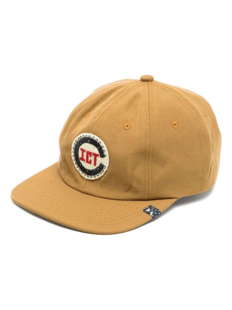 visvim logo-embroidered baseball cap - Neutrals Cover