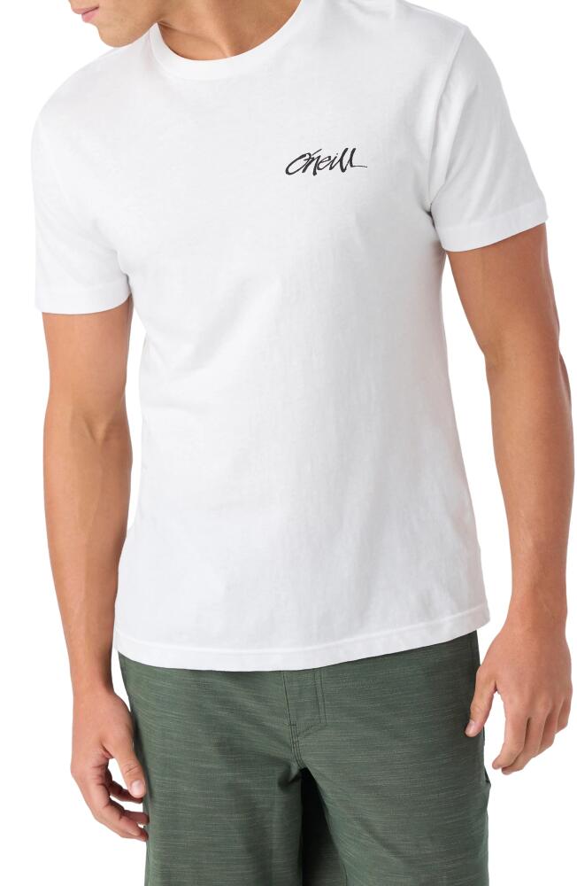 O'Neill Motley Logo Graphic T-Shirt in White Cover