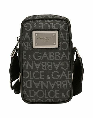 Dolce & gabbana Dolce & gabbana Crossbody Bag Man Cross-body bag Black Other Fibres Cover