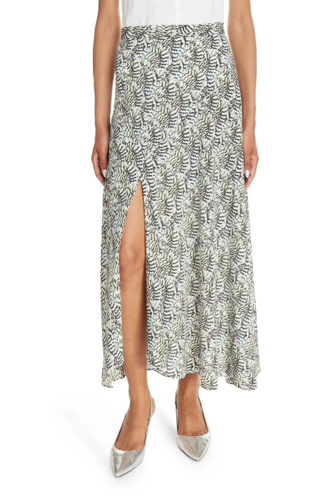 Isabel Marant Sakura Stretch Silk Midi Skirt in Ecru Cover