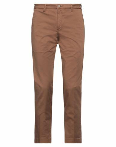 Jeanseng Man Pants Camel Cotton, Elastane Cover