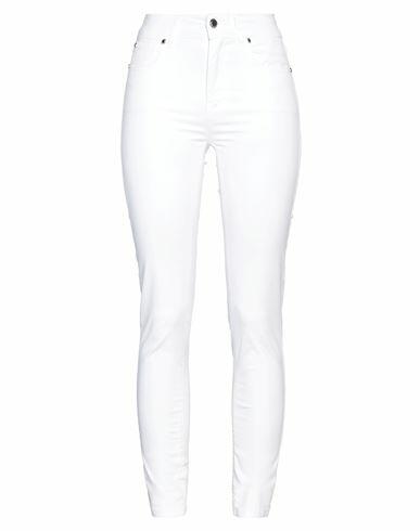 Silvian Heach Woman Pants White Cotton, Elastane Cover