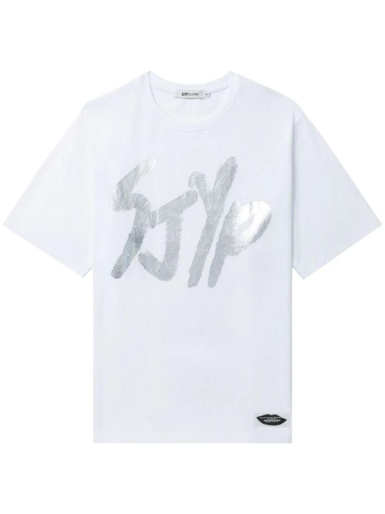 SJYP logo-print t-shirt - White Cover