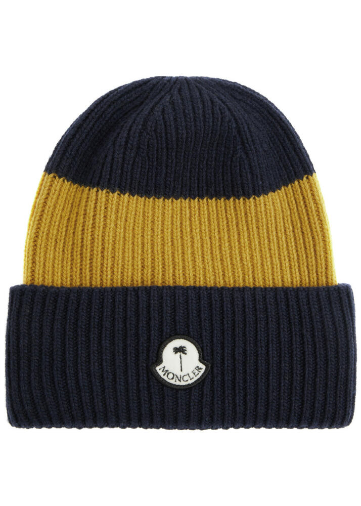 Moncler Genius 8 Moncler Palm Angels Ribbed Wool Beanie - Cover