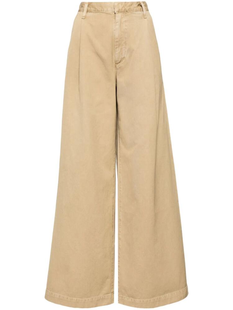 AGOLDE Daryl wide-leg trousers - Brown Cover