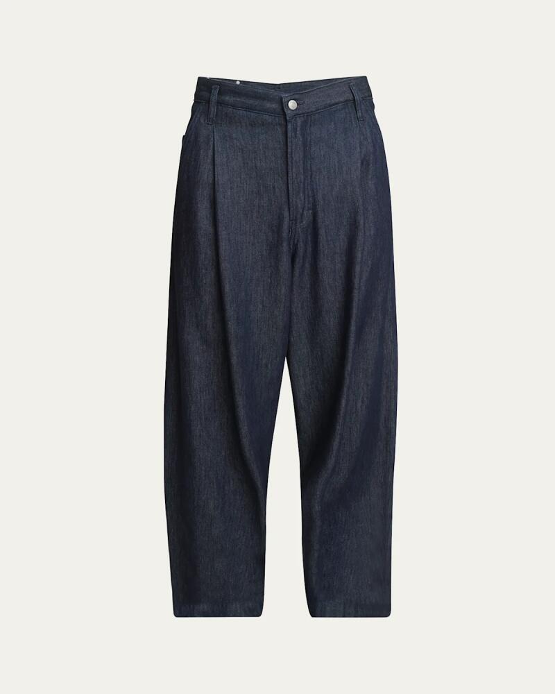 Dries Van Noten Men's Pleated Loose Fit Jeans Cover