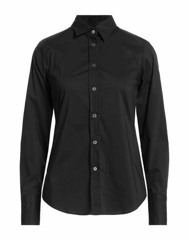 Caliban Woman Shirt Black Cotton, Polyamide, Elastane Cover