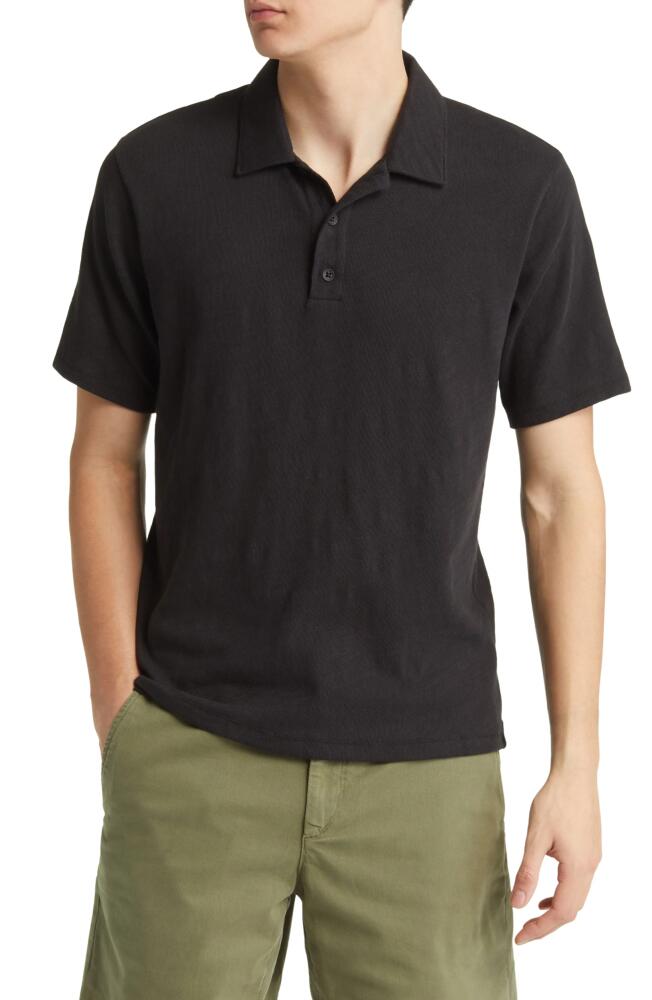 rag & bone Classic Flame Polo in Black Cover