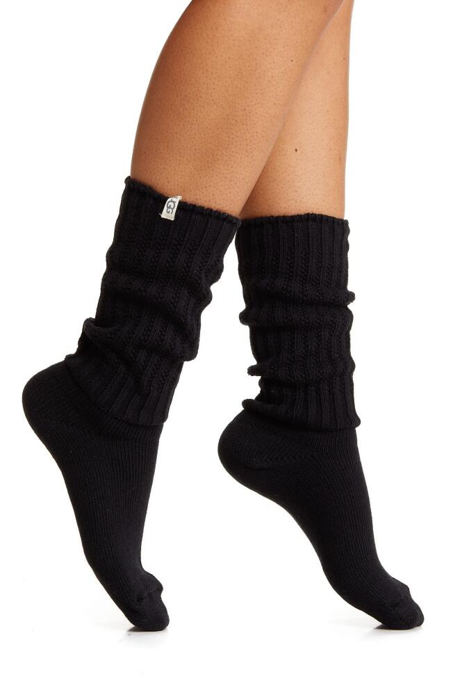 UGG(r) Tyla Slouchy Crew Socks in Tar Cover