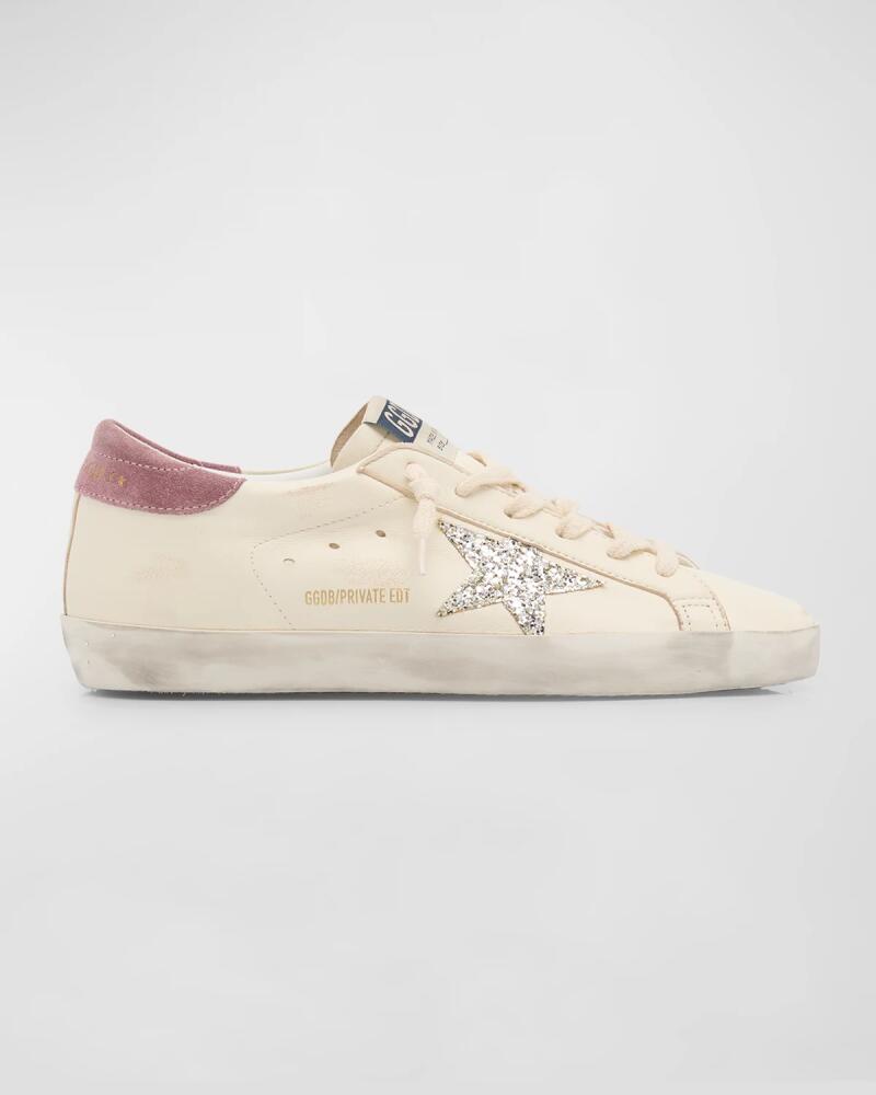 Golden Goose Superstar Glitter Leather Low-Top Sneakers Cover