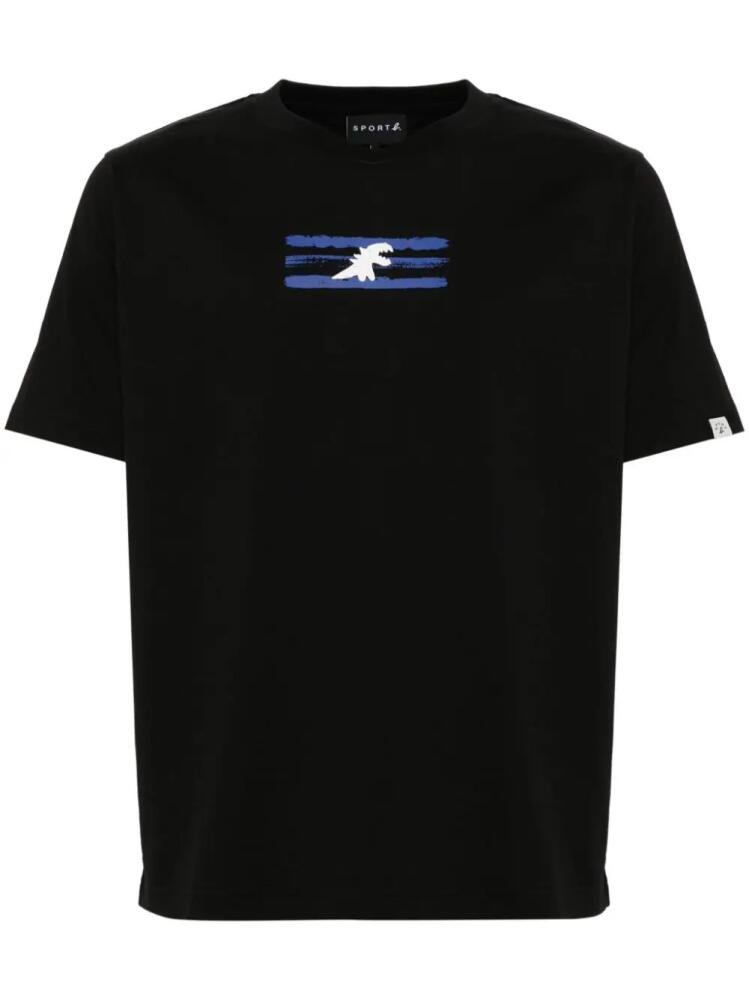 SPORT b. by agnès b. logo-printed T-shirt - Black Cover