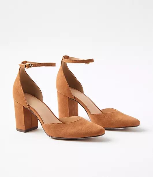 Loft Ankle Strap Block Heels Cover