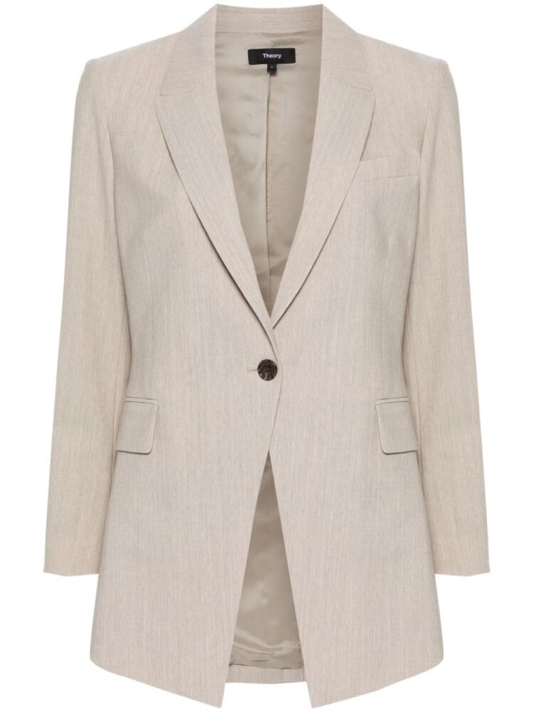 Theory Etiennette single-breasted blazer - Neutrals Cover