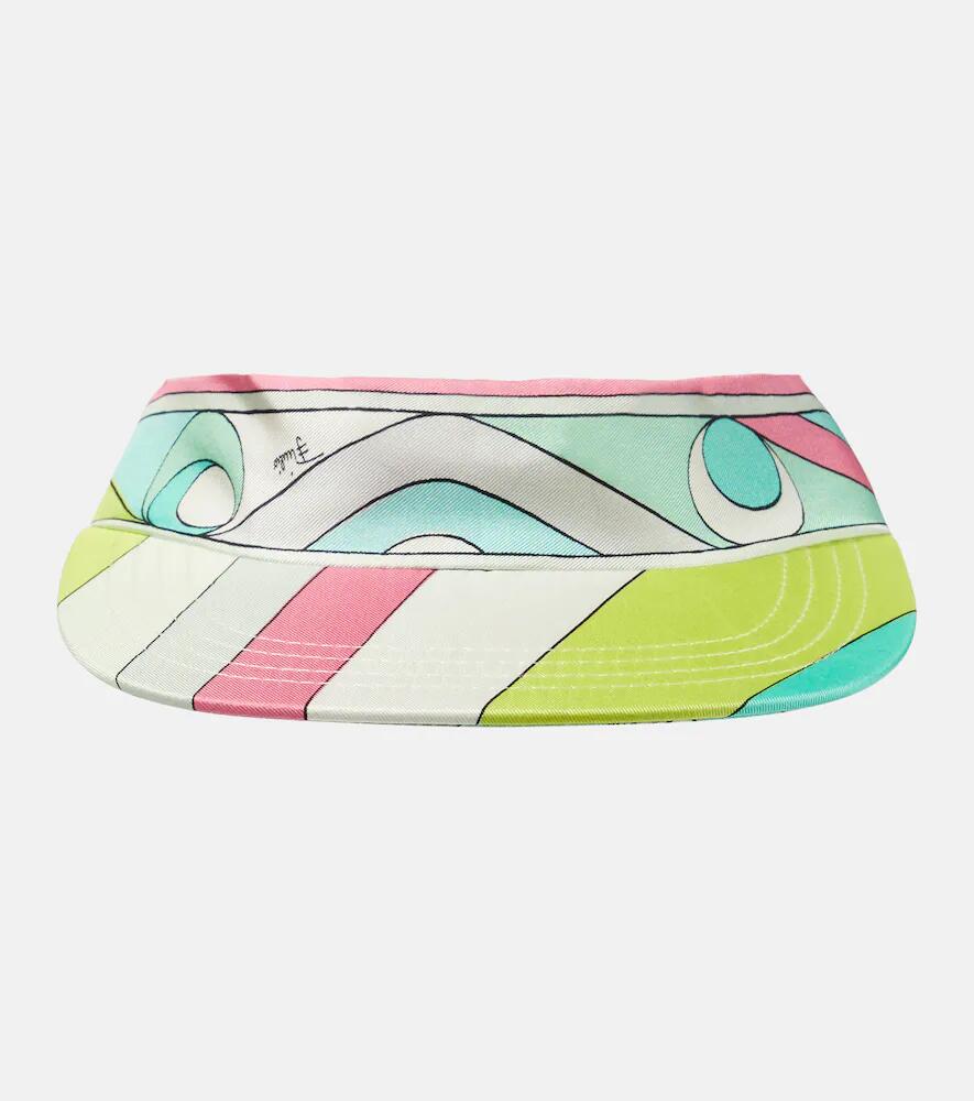 Pucci Iride silk twill visor Cover