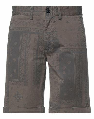 Sun 68 Man Shorts & Bermuda Shorts Khaki Cotton, Elastane Cover