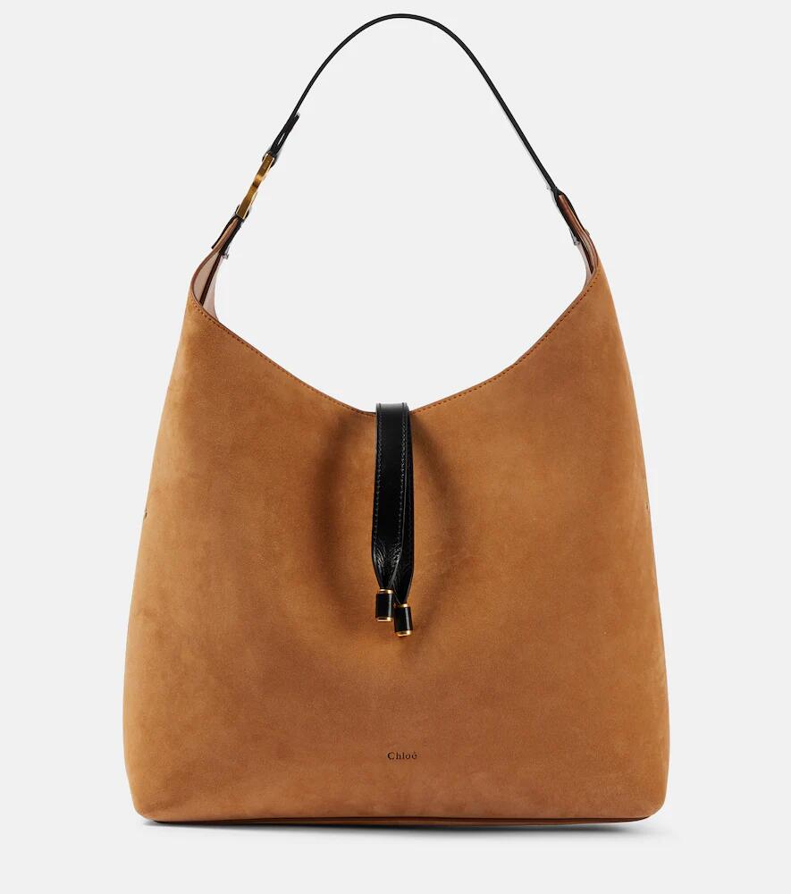 Chloé Marcie Small suede shoulder bag Cover