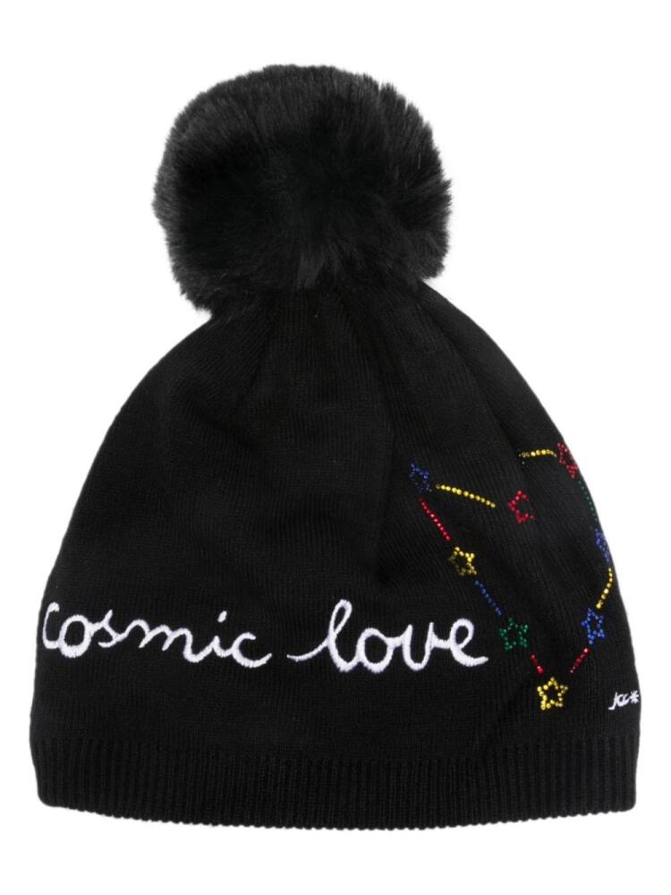 Rossignol logo-embroidered embellished beanie - Black Cover