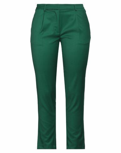 Silvian Heach Woman Pants Green Polyester, Viscose, Elastane Cover