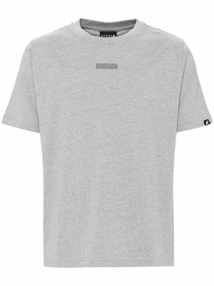 SPORT b. by agnès b. logo-patched T-shirt - Grey Cover