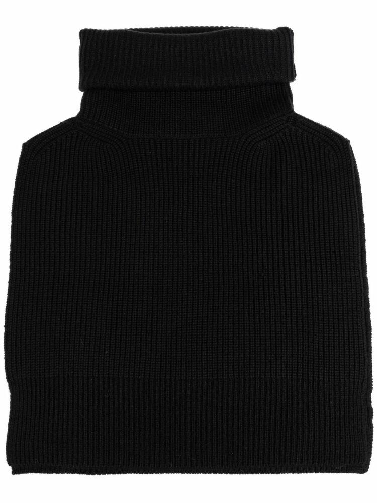 Yves Salomon wool snood - Black Cover