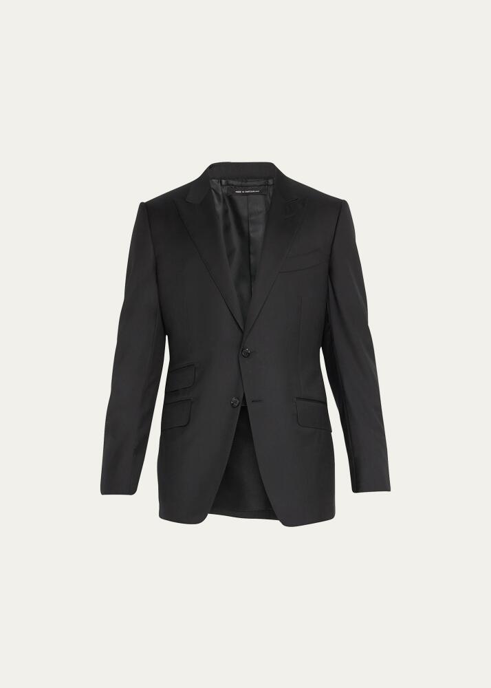 TOM FORD Men's Solid Master Twill Two-Piece Suit Cover