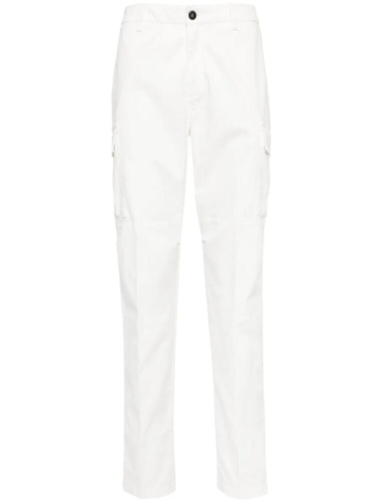 Eleventy tapered-leg cargo trousers - White Cover