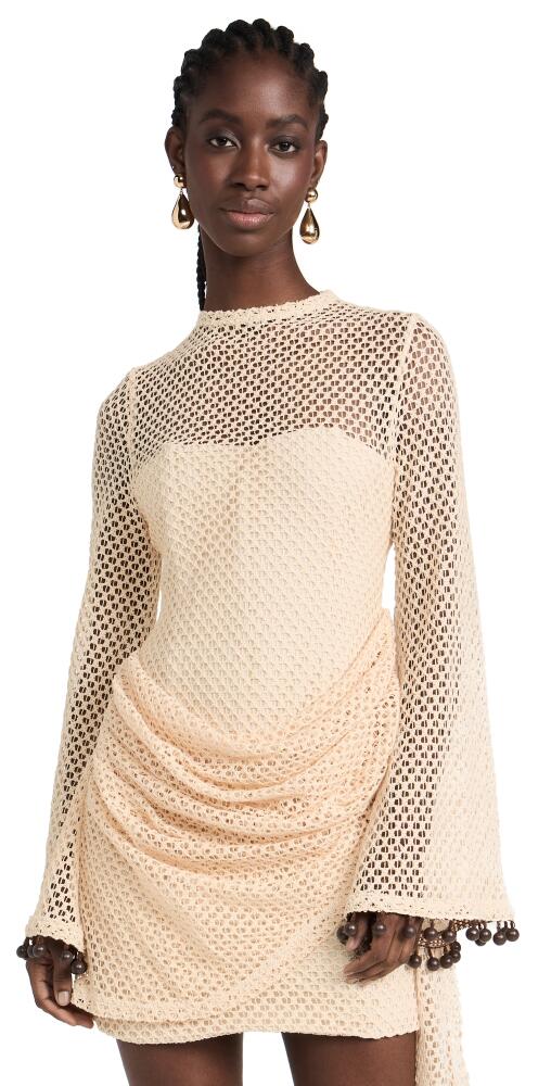 Andrea Iyamah Egu Crochet Dress Butter Cover