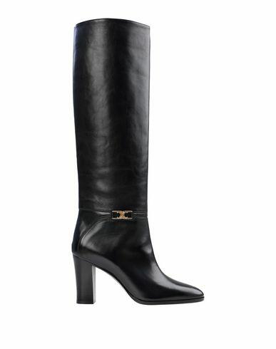 Celine Woman Boot Black Calfskin Cover