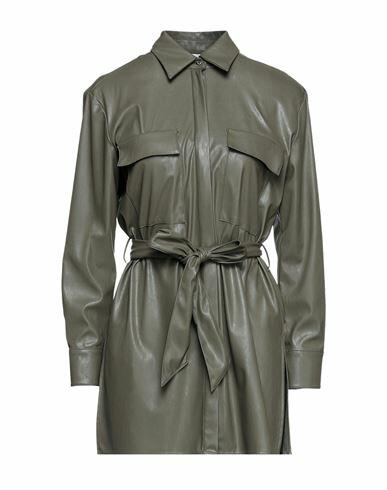 Rue Du Bac Woman Shirt Military green Polyester Cover