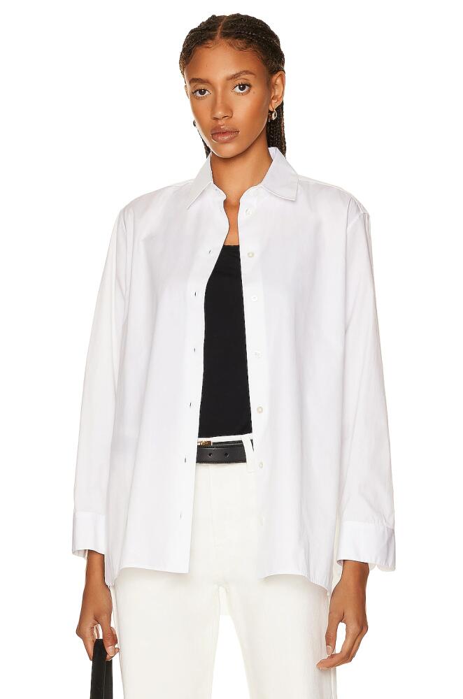 The Row Sisilia Shirt in White Cover