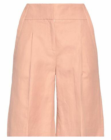 Eleventy Woman Shorts & Bermuda Shorts Blush Cotton, Ramie Cover