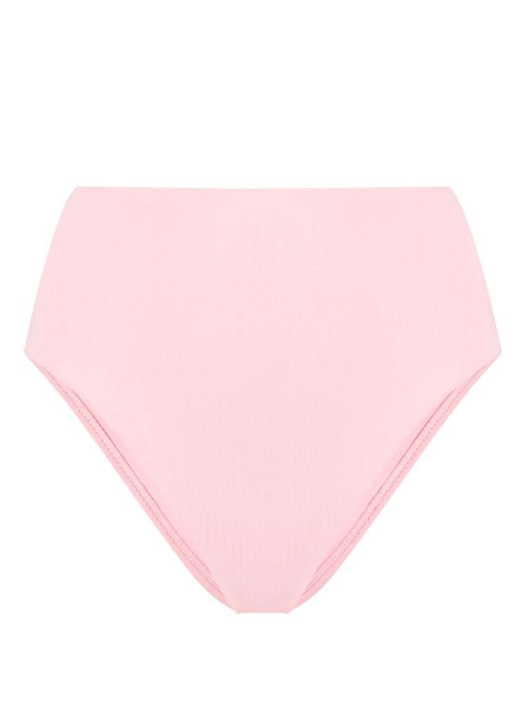 BONDI BORN Poppy high-waisted bikini bottom - Pink Cover