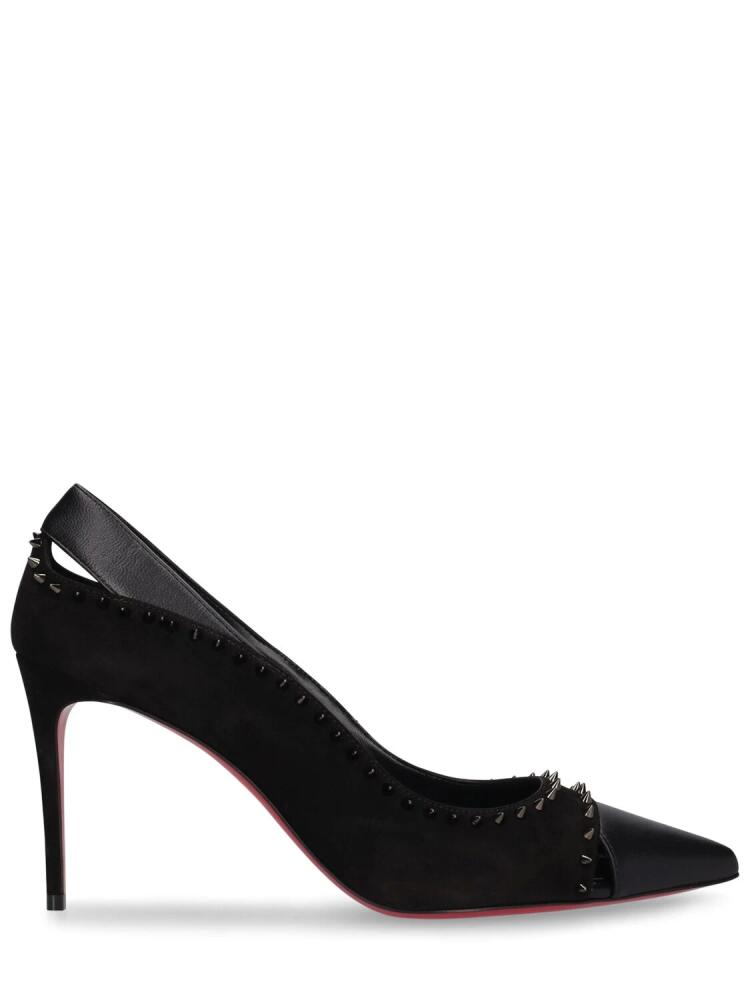 CHRISTIAN LOUBOUTIN 85mm Duvette Leather Pumps Cover