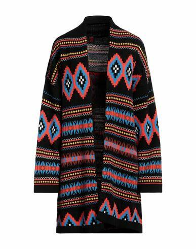 Stefanel Woman Cardigan Black Acrylic, Wool Cover