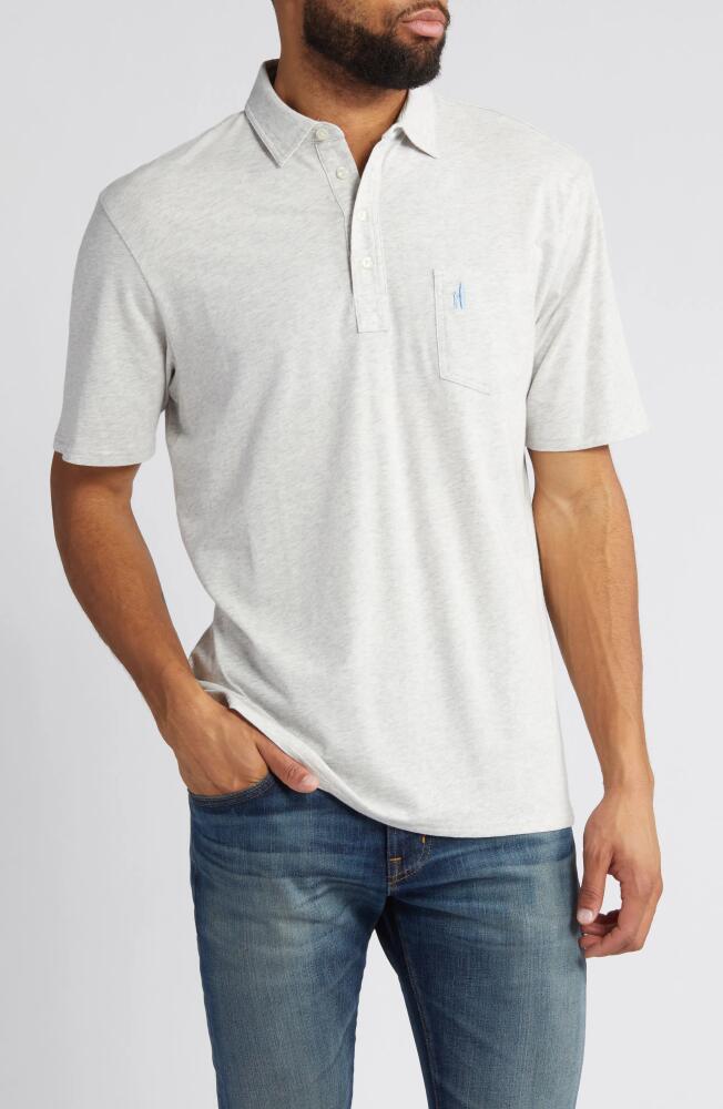 johnnie-O Heathered Original 2.0 Regular Fit Polo in Heather Gray Cover