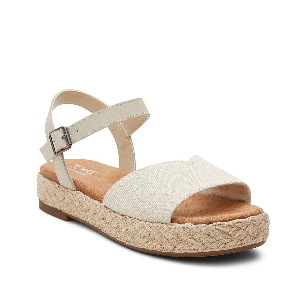 TOMS Abby Espadrille Platform Sandal | Women's | Off White Cover