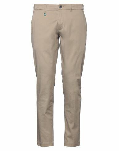 Yes Zee By Essenza Man Pants Light brown Cotton, Elastane Cover