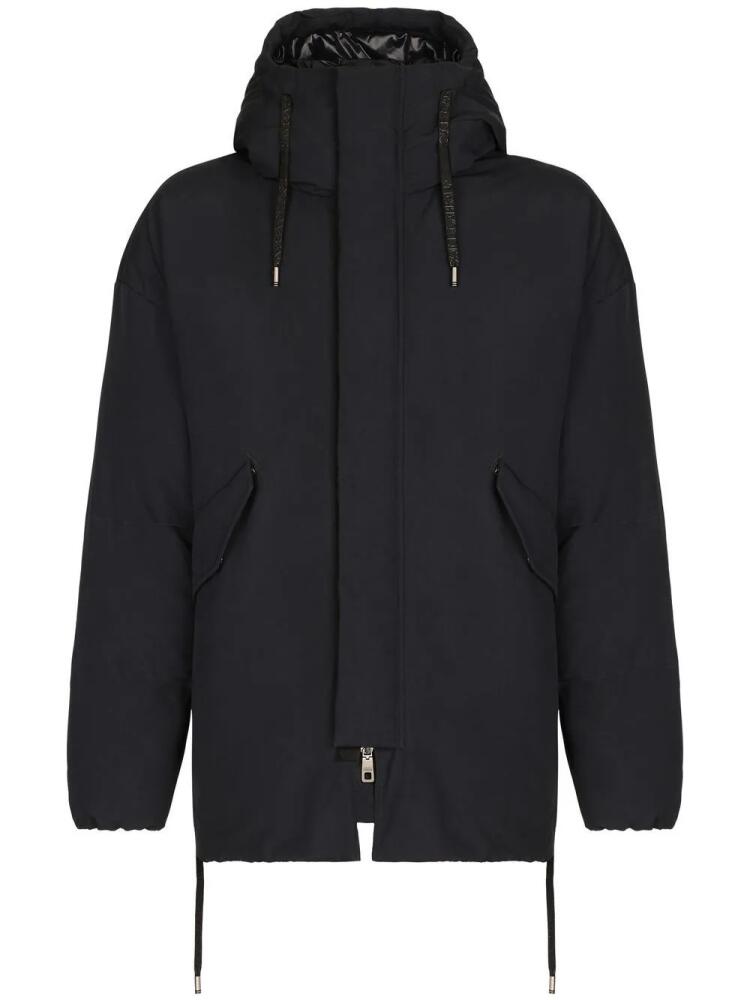 Dolce & Gabbana padded parka coat - Black Cover