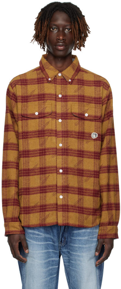 Billionaire Boys Club Brown Check Shirt Cover