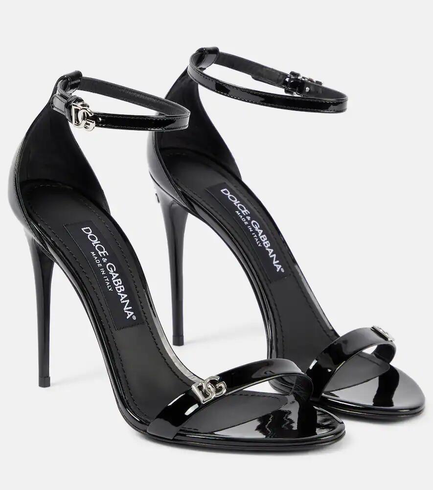 Dolce & Gabbana Patent leather sandals Cover