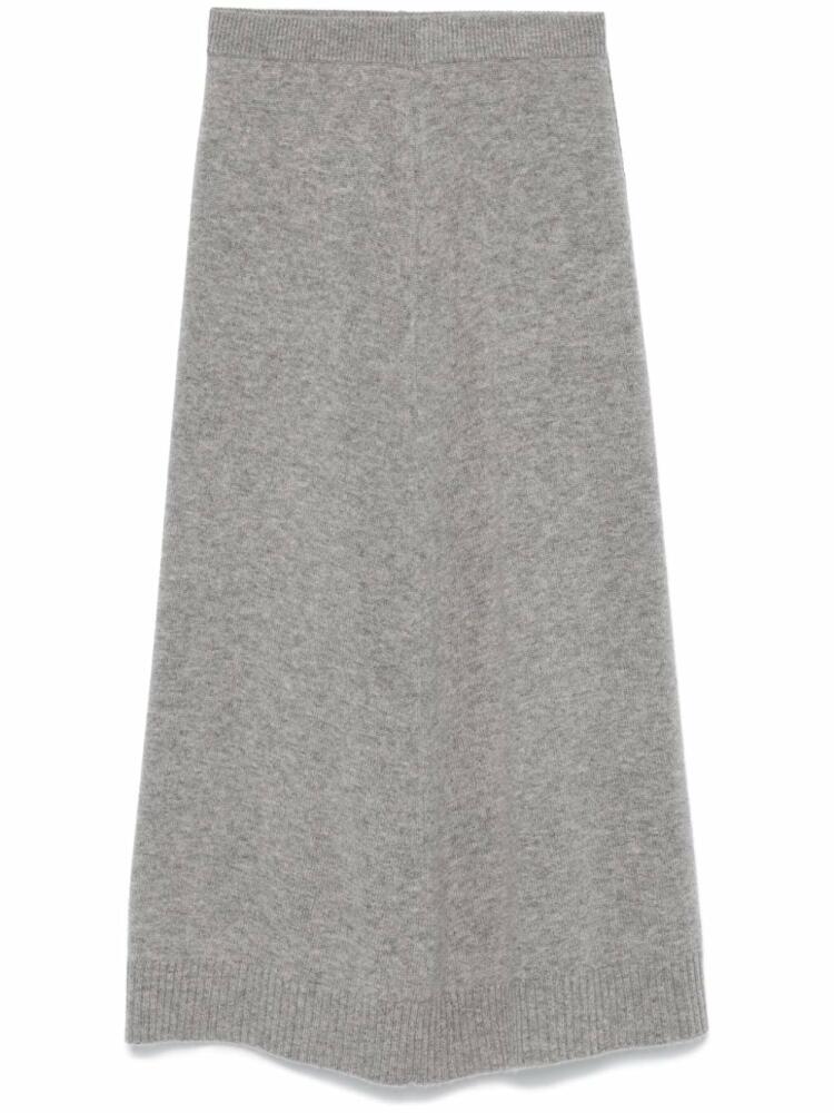 Allude ribbed midi skirt - Grey Cover