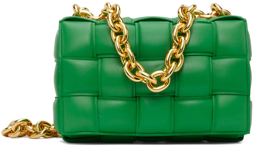 Bottega Veneta Green Chain Cassette Shoulder Bag Cover