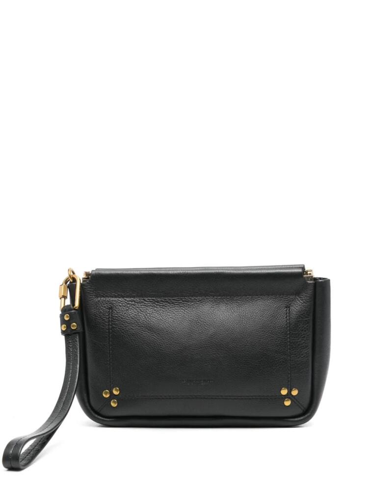 Jérôme Dreyfuss stud-embellished clutch bag - Black Cover