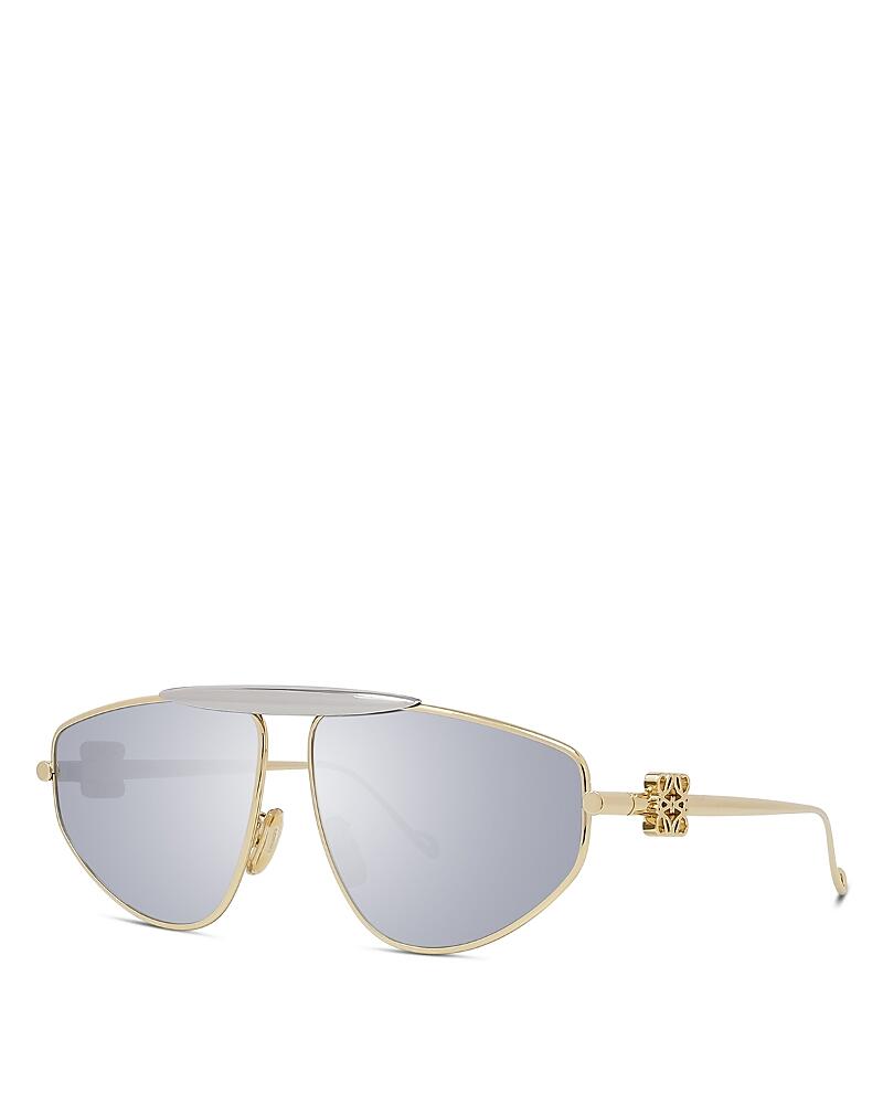 Loewe Anagram Mirrored Pilot Sunglasses, 61mm Cover